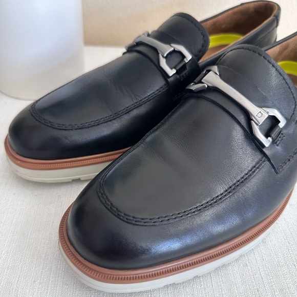 Florsheim Black Leather Memory Foam Comfortech Casual Loafers Men’s 7M - Picture 7 of 14